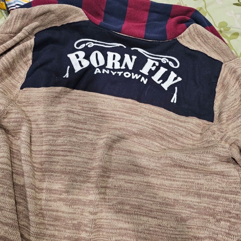 Mens Multicolored Cardigan